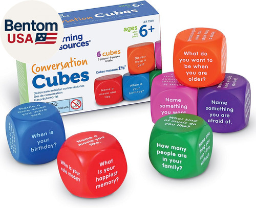 Conversation cubes ages - conversation,